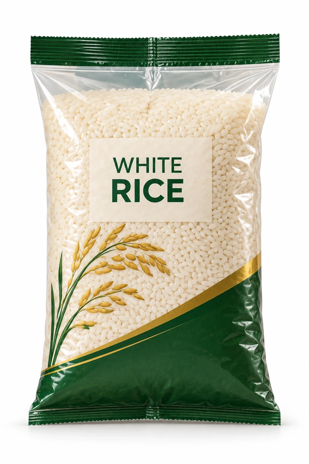 Rice & dry staples packaging illustration