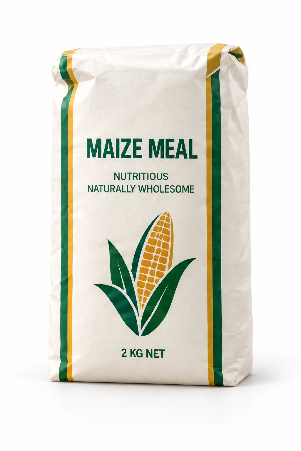 Maize meal & flour packaging illustration